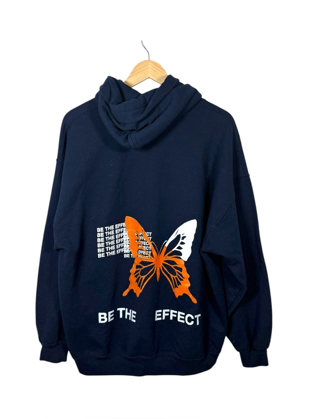 Mayfair The Label Butterfly Effect Hoodie Navy One Size